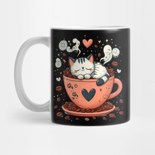 Feline Brews: Coffee & Cats Collide in Cuteness Mug